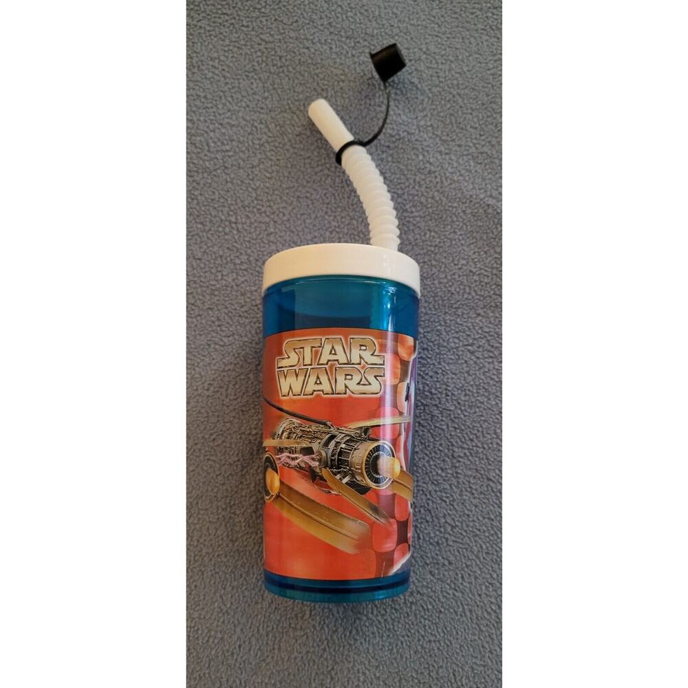 ZAK DESIGNS Star Wars Episode1 Anakin Skywalker & Podracer Kids Blue Plastic Cup